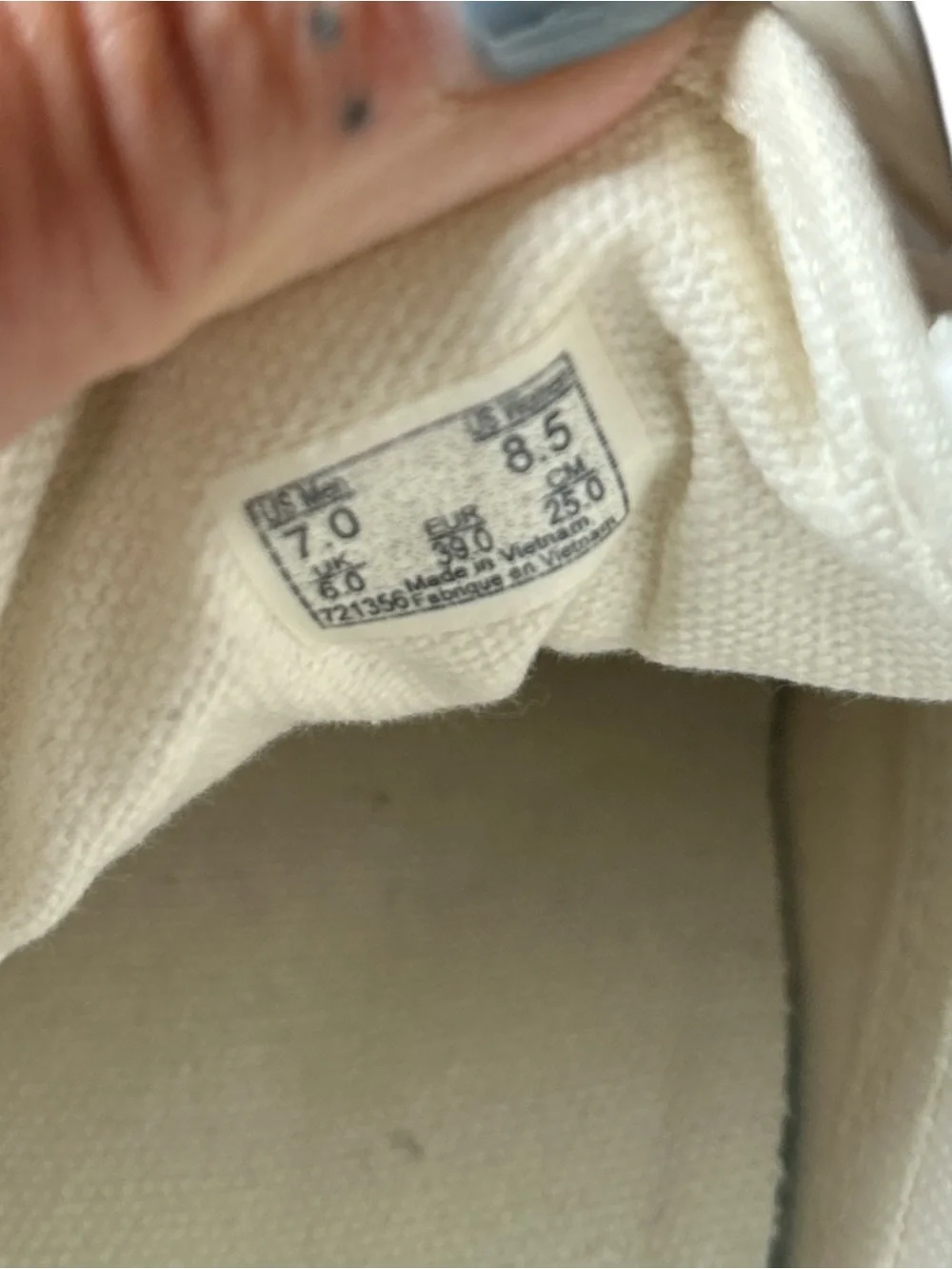 Vans comfortable white